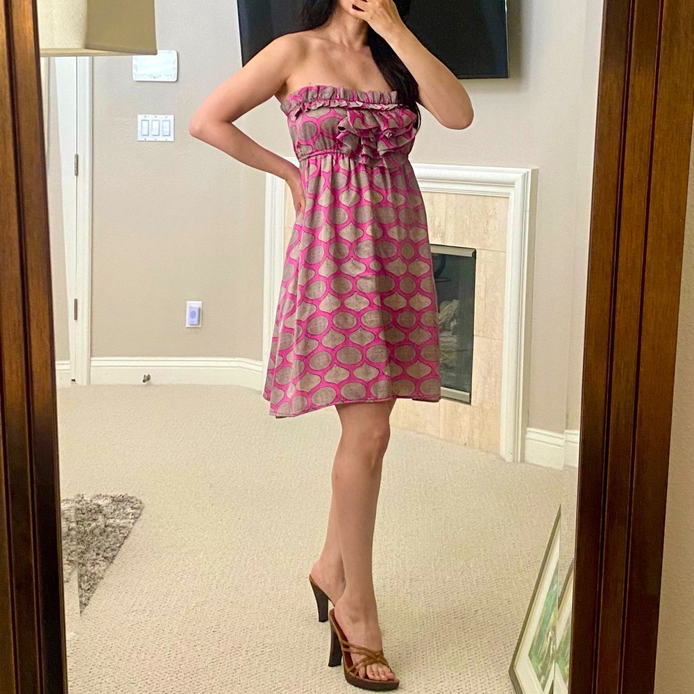Strapless Pink Dress